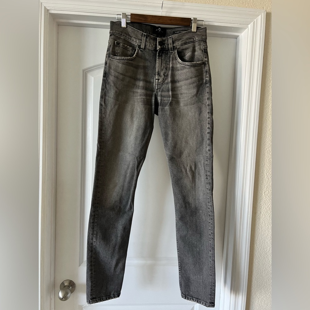7 for all mankind Slimmy Tapered Jeans Sz 29 New Without Tags